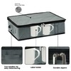 Boczif Coffee Cup Storage Box, Storage Containers Holds 12 Glassware,