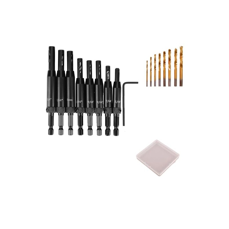 PENCLE Self Centering Drill Bit with Storage Case (Square Case