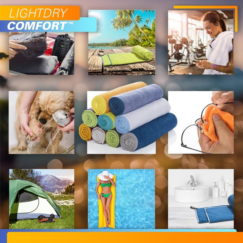 Original microfiber backpack sports towel for women and men travel