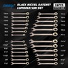 DISEN 90 Teeth Combination Ratcheting Wrench Set 26 Piece, Metric