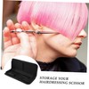 WOONEKY 1Pc Hair Scissors Carrier Bag Compact Zipper Scissor Case