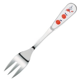 MOOMIN MM032-851 Color Series Stainless Steel Fork, 5.5 inches (14 cm), Little My Red, Scandinavian Miscellaneous Goods, Present, Gift, Made in Japan