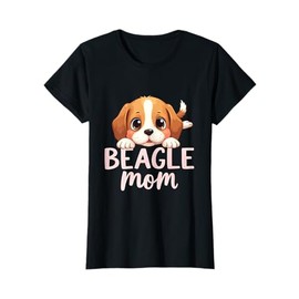 Beagle Mom Dog Beagle Mama Cute Puppy Women T-Shirt