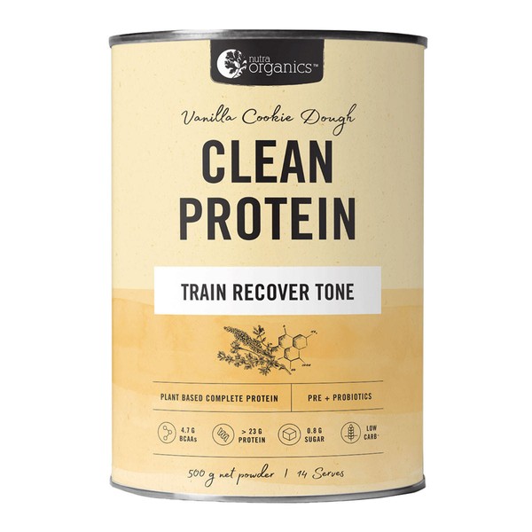 Nutra Organics Clean Protein - Vanilla Cookie Dough - 500mg