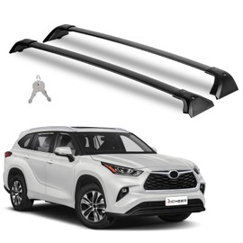 Richeer 260LBS Roof Rack Cross Bars for 2020-2025 Highlander XLE XSE Limited Platinum Hybrid with Side Rails, Heavy Duty Aluminum Cargo Racks Rooftop Luggage Canoe Kayak Bicycle roof Bag