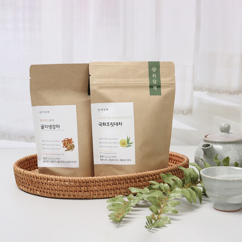 orange tree Jeju tangerine peel ginger tea tea bags 14g