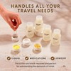 MAISONOVO Travel Bottles for Toiletries, TSA Approved, Leak Proof Refillable,