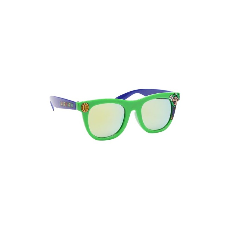 Sun-Staches Costume Sunglasses Kids Luigi Frame Arkaids Party Favors UV400,