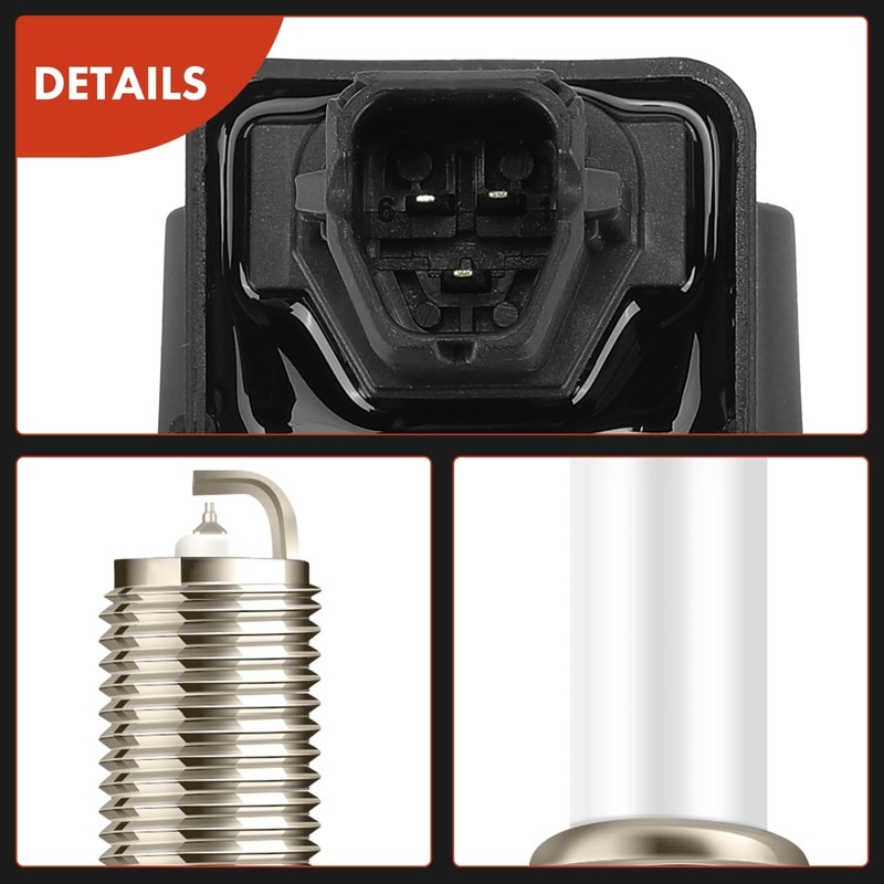 A-Premium Set of 8 Ignition Coil Pack and Iridium Spark