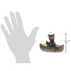 The Bridge Collection Canoeing & Kayaking Black Bear Figurines, Set