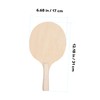 BESPORTBLE Wooden Paddles Set 4pcs Badminton Rackets Large Surface Easy