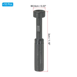 PATIKIL 3/16 Inch Push to Connect Fitting Plug, 10 Pack Pneumatic Air Fittings Plug Cap Style Blanking Plugs for Air Water