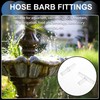 X AUTOHAUX Plastic Hose Barb Fittings, 3/16" Stright Barb Connector