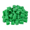 QUARKZMAN 50 Stück Gummikappen 16mm ID Vinylkappenabdeckung Schraubenschutz Dunkelgrün