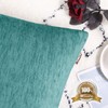 BRAWARM Chenille Throw Pillow Covers 18x18 Inches - Pack of
