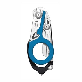LEATHERMAN, Raptor Rescue, 6-in-1 Heavy-Duty Emergency/Trauma Shears with Carbide Glass Breaker & Strap Cutter, Blue/Black, With Utility Holster