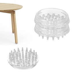 4 Pcs Furniture Castor Cups,Carpet Protector Cups,Round Spiked Caster Cups,Furniture Carpet Protectors,Furniture Cups for Carpet,Sofa Feet Protectors for Carpet,for Sofa,Furniture Legs,Chair,Table