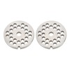 2pcs Meat Grinder Plate Disc Blade Sharpness Blade Rustproof Reusable