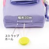 Debika Auxiliary Bag Pouch for School Bag Everyday Pouch Purple