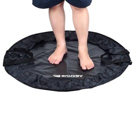Abahub Waterproof Wetsuit Changing Mat Wetsuit Changing Mat Waterproof Changing Mat Surfing Changing Mat 2 in 1 Neoprene Mat & Dry Bag for Surfing, Swimming, Diving, Water Sports