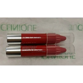 Clinique lot of 2 Clinique Chubby Stick Lip Colour Balm#11 Two Ton Tomato travel size New