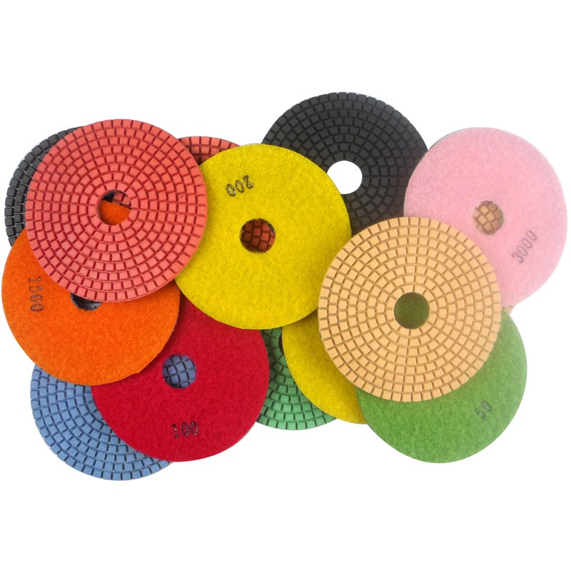 Konfor 125mm Diamond Polishing Pad Stone Polishing Pad Disc for