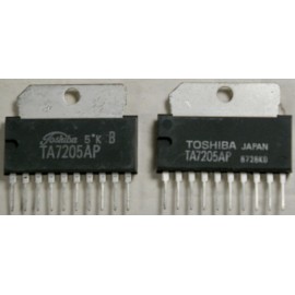 Toshiba TA7205AP  5.8W AUDIO Power Amplifier Lot of 2