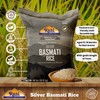 Rani Silver White Basmati Rice Extra Long Aged 40-Pound Bag,