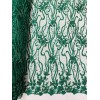 New Creations Fabric & Foam Inc Hunter Green Vine Floral