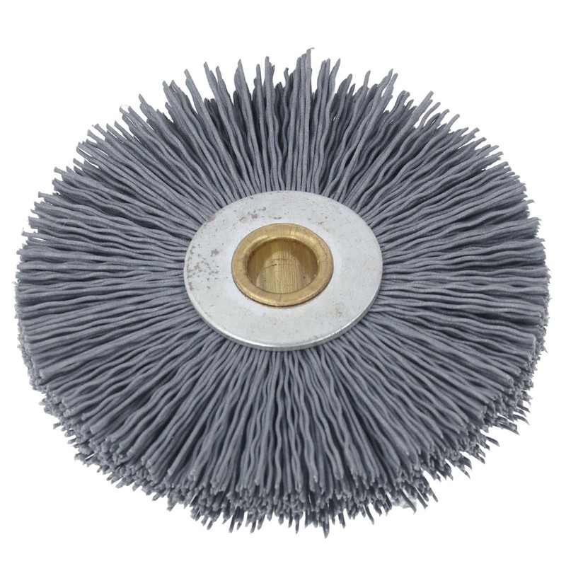Key Machine Deburring Brush Nylon Bristles Burr Removal Cleaning Tool