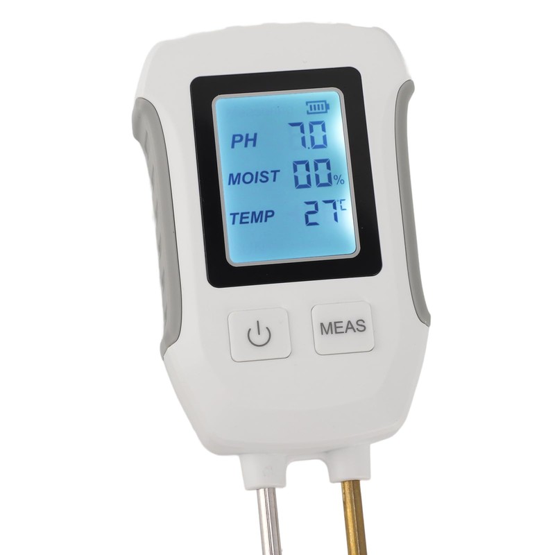 Soil Moisture Sensor Meter, 3 to 9 Soil PH Tester,