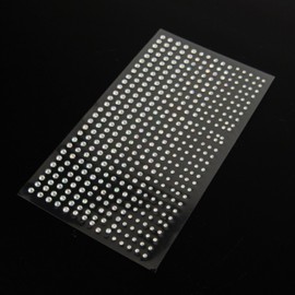 Face Cubic Round Sticker Cubic Sticker 3ea