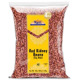 Rani Red Kidney Beans, Light 64oz (4lbs) 1.81kg Bulk ~ All Natural | Vegan | Gluten Friendly | NON-GMO | Kosher | Raj Mah