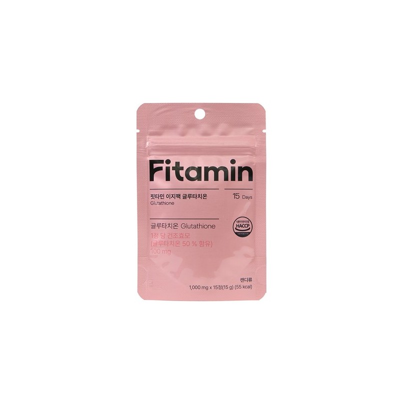 Fittamin Easy Pack Glutathione Chewables 15 Tablets (15-day supply) /