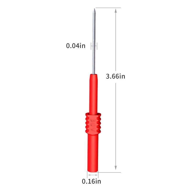 Goupchn Back Probe Pins 2PCS Flexible Bendable Test Probes for