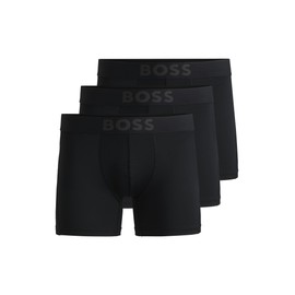 BOSS Mens BoxerBr 3P Active Three-Pack of Stretch-mircofibre Boxer Briefs with Logos