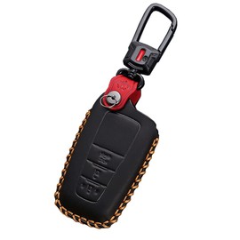 ontto Toyota Smart Key Case, Key Cover, Crazy Horse Leather, Car Accessory, Keychain, Stylish, Good Texture, High Quality, No Radio Interference, Compatible with Toyota C-HR, Prius 50 Series, New