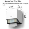 Small Waterproof Toilet Paper Holder for RV Boat TP Roll,