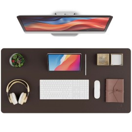 K KNODEL Leather Desk Pad Protector, Office Desk Mat, Large PVC Leather Desk ...