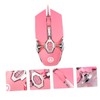 COHEALI Ergonomic Pink Computer Mouse Dpi Buttons Custom Macro Gaming