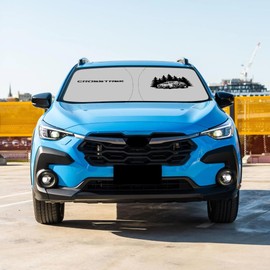 for Subaru Crosstrek 2018-Present Windshield Sun Shade Car Front Window Covers Sun Visor Protector Foldable Blocks UV Rays Sunshade Accessories (for crosstrek)