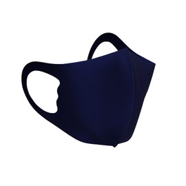 Kids Face Mask Reusable Washable Bandana Protective Face Cover Breathable Safety Mask Anti Pollution Anti Dust Mask for Running Cycling Navy Blue Pack of 2