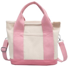 Small Tote Bag Canvas Tote Bag for Women Canvas Shoulder Bag Crossbody Satchel Hobo Bags Messenger Bag 2024