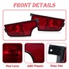 JESYMBX For Kia Soul 2010-2013 Rear Bumper Light Reflector Indicator