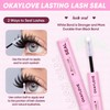 OKAYLOVE Lash Cluster Glue, Waterproof Lash Bond and Seal Lash