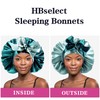 Hebenie Satin Bonnet for Sleeping, Silk Hair Wrap Night Cap