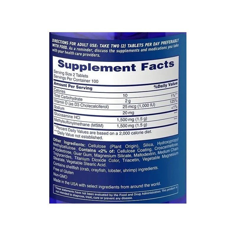 Osteo Bi-flex Americano (200) Glucosamina Con Msm + D3 Sabor