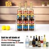 EFYSE Acrylic Coffee Syrup Organizer rack,2 Tier-6 Bottle Capacity Syrup