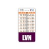 LVN Badge Buddy Vertical w/Height & Weight Conversion Charts (Purple)