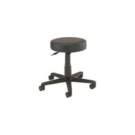 Global Industrial All Purpose Scooter Stool, Vinyl, Black